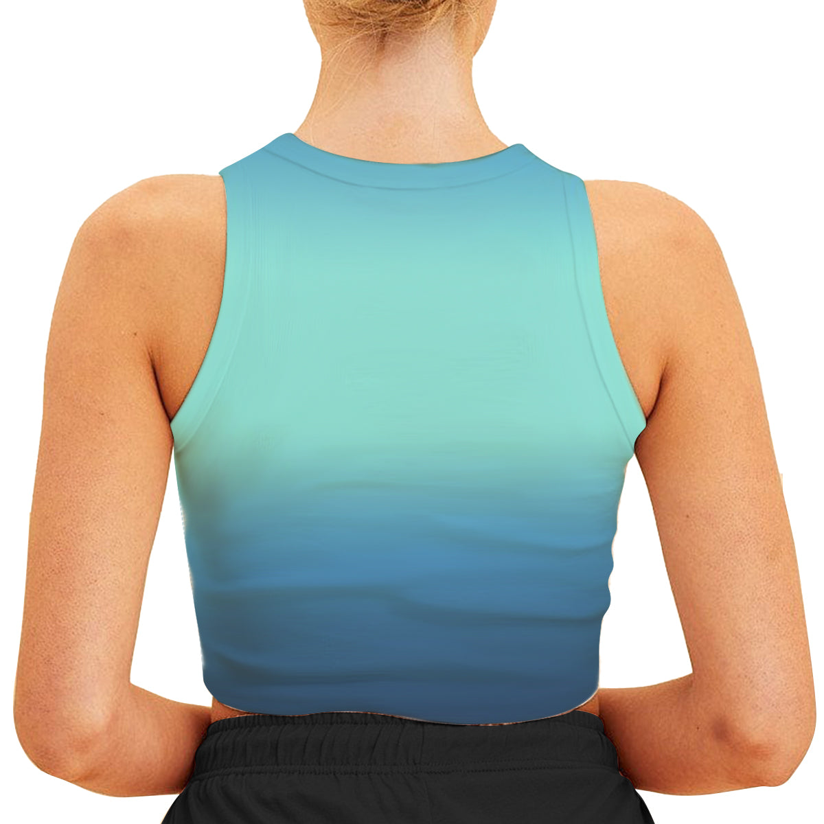 Always Salty - Personalized Turtle Crop Tank Top