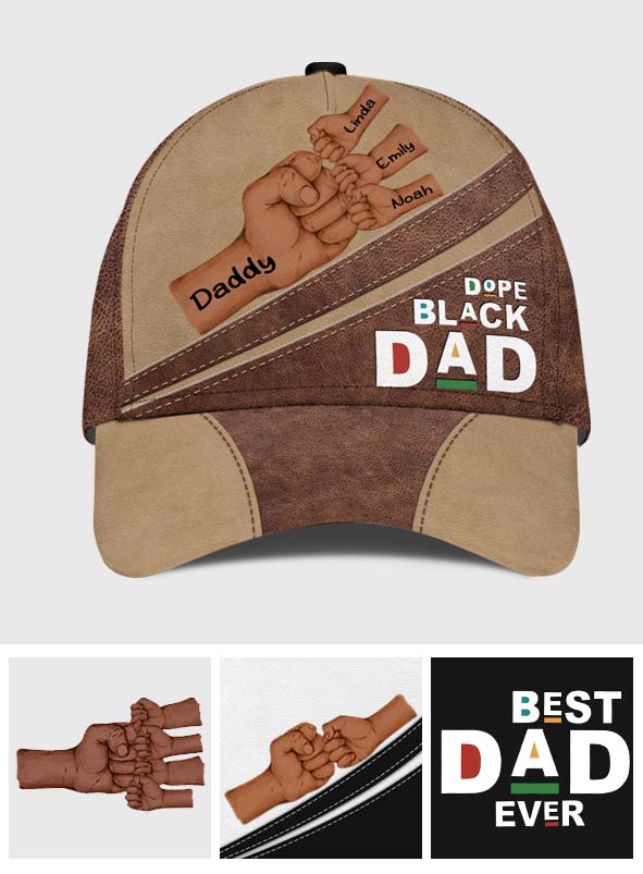 Papa le plus cool - Casquette classique afro-américaine personnalisée