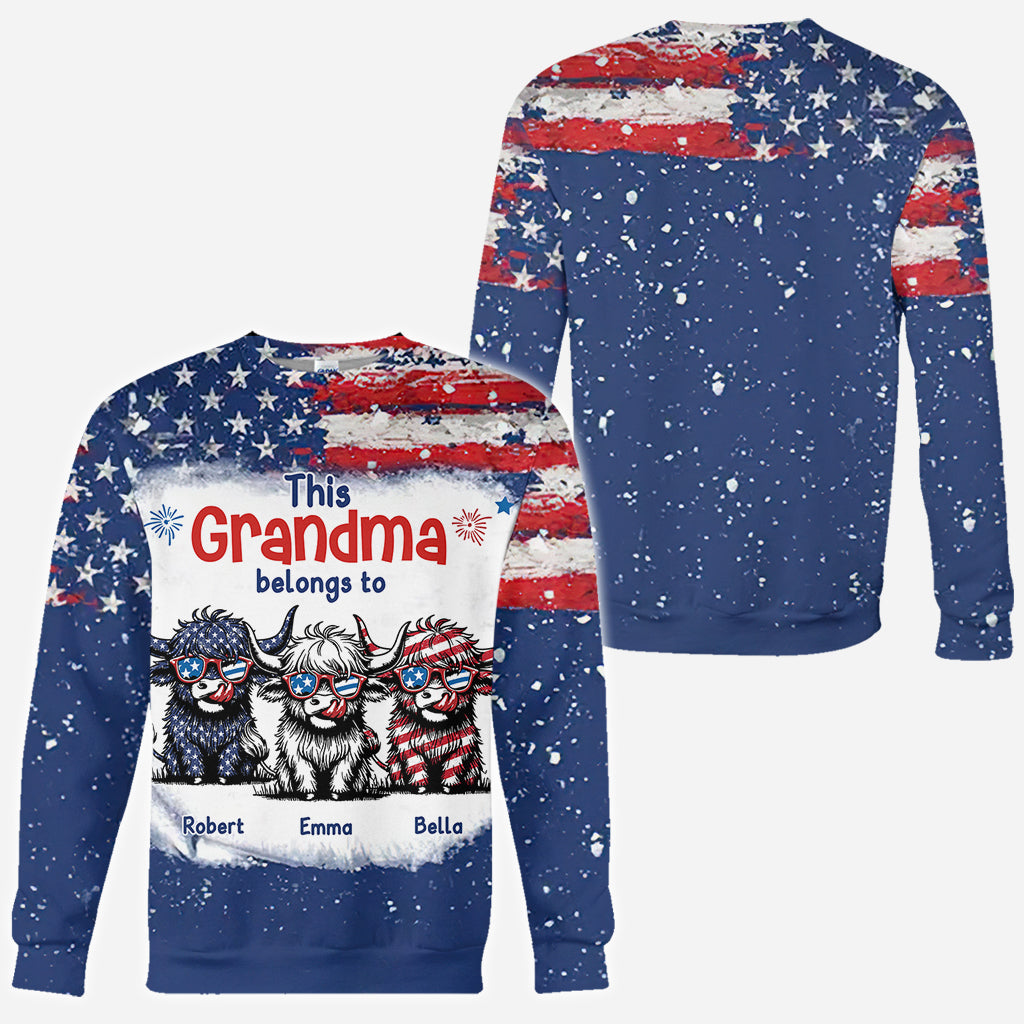 This Grandma Belongs To These Cuties - Personalized All Over Shirt