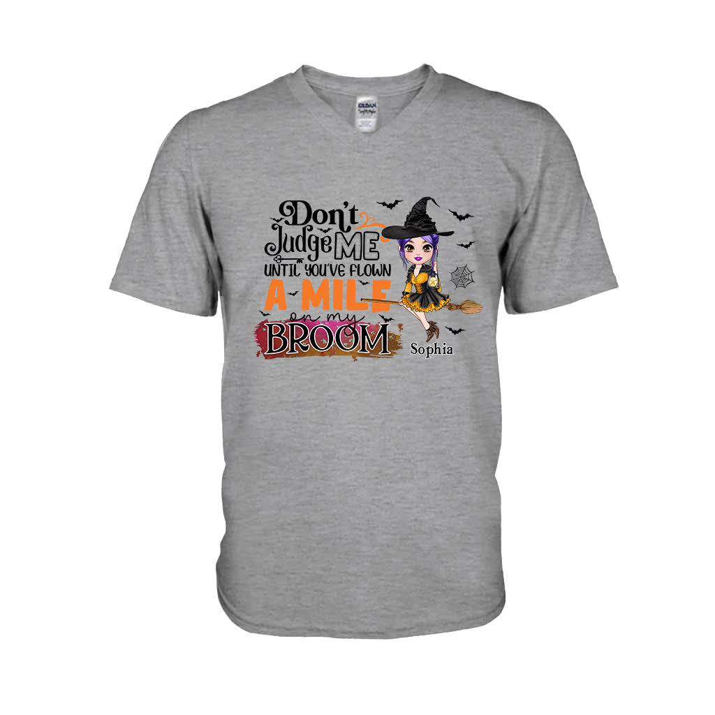 Don't Judge Me - Personalized Witch T-shirt And Hoodie