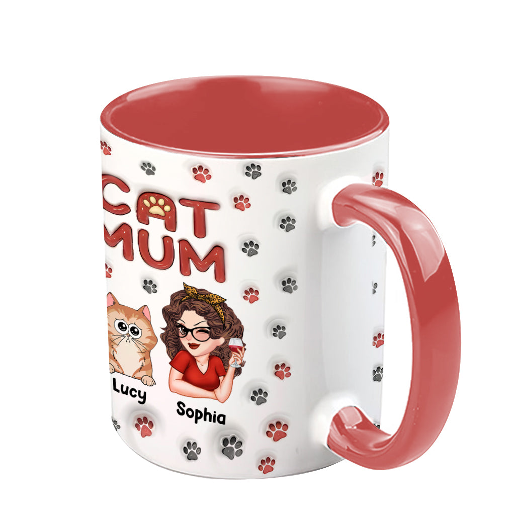 Fur Mama - Personalized Cat Accent Mug
