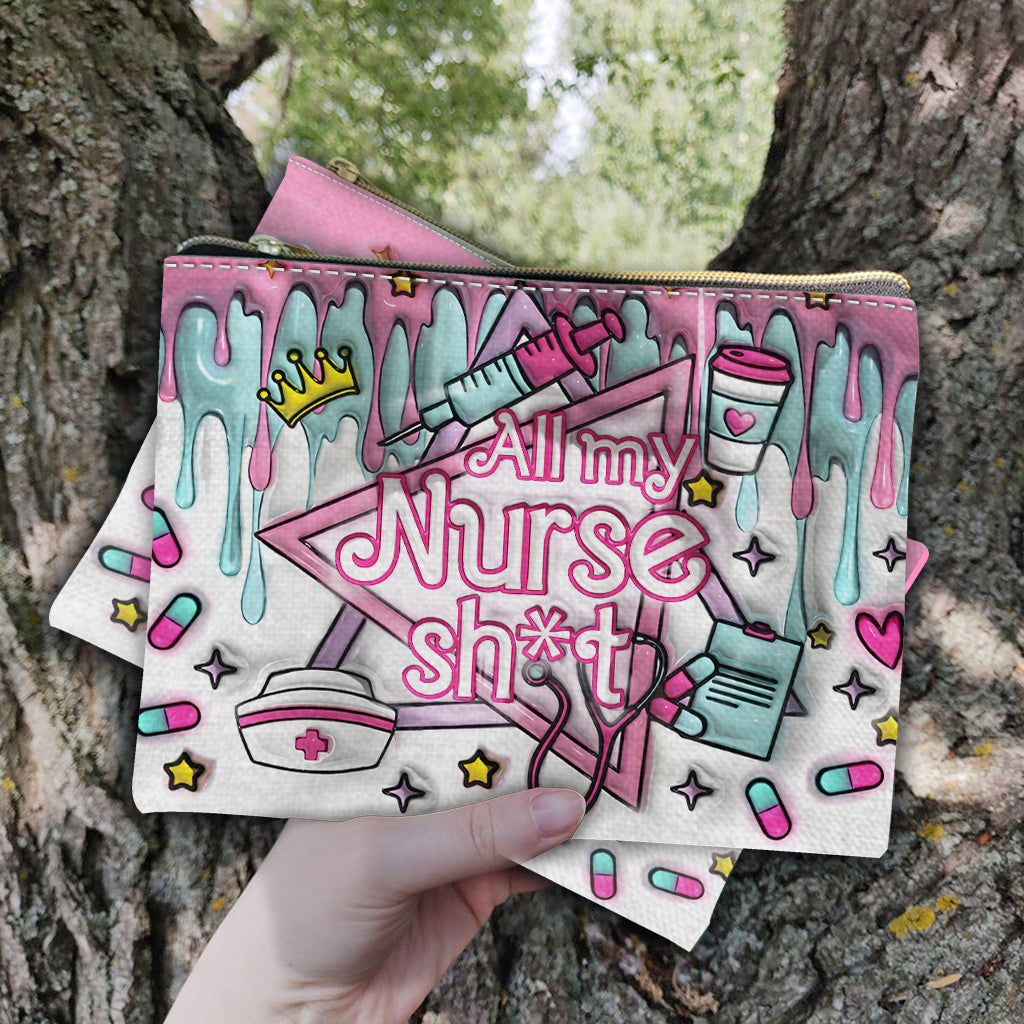 All My Nurse Stuff - Personalized Nurse Pouch
