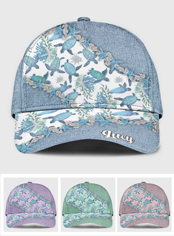 Cute Turtles - Personalized Turtle Classic Cap