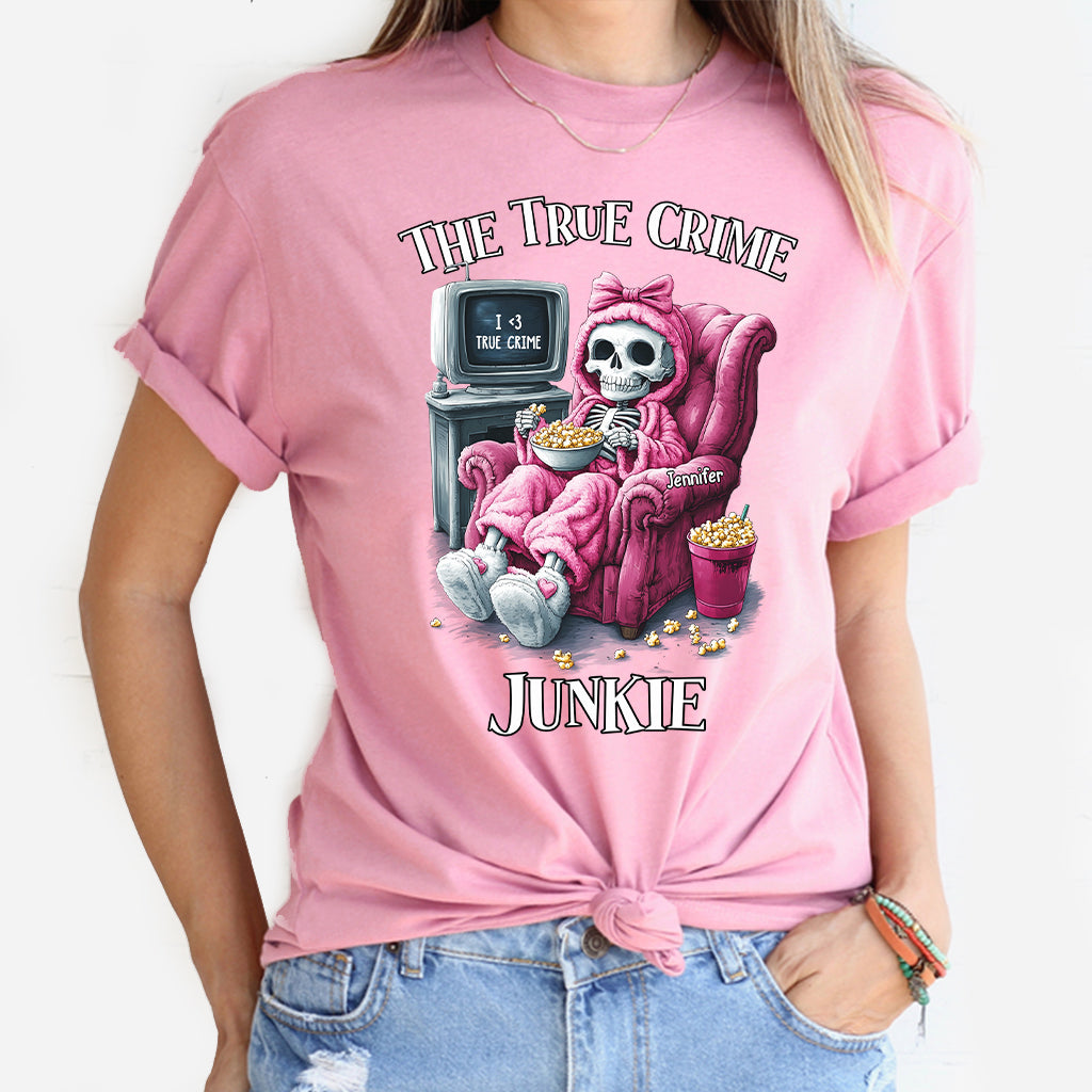 The True Crime Junkie - Personalized T-shirt And Hoodie