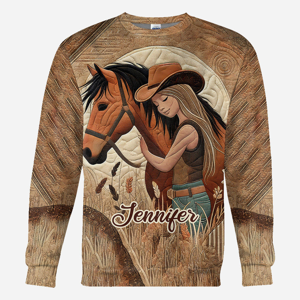 Horse Lovers - Personalized Horse All Over Shirt