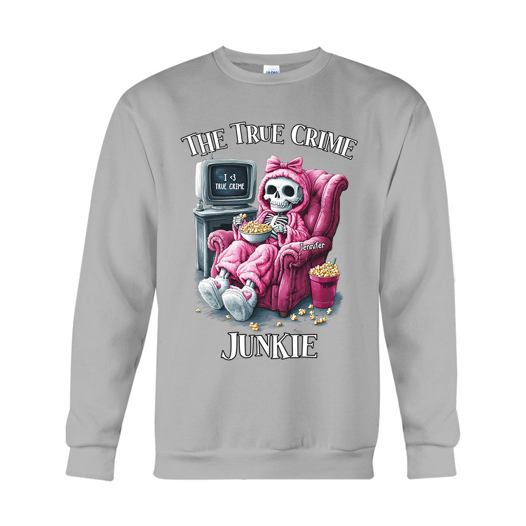 The True Crime Junkie - Personalized T-shirt And Hoodie