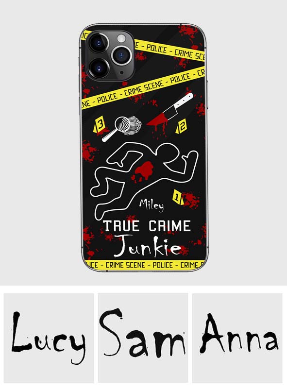 True Crime Junkie – Personalisierte Handyhülle