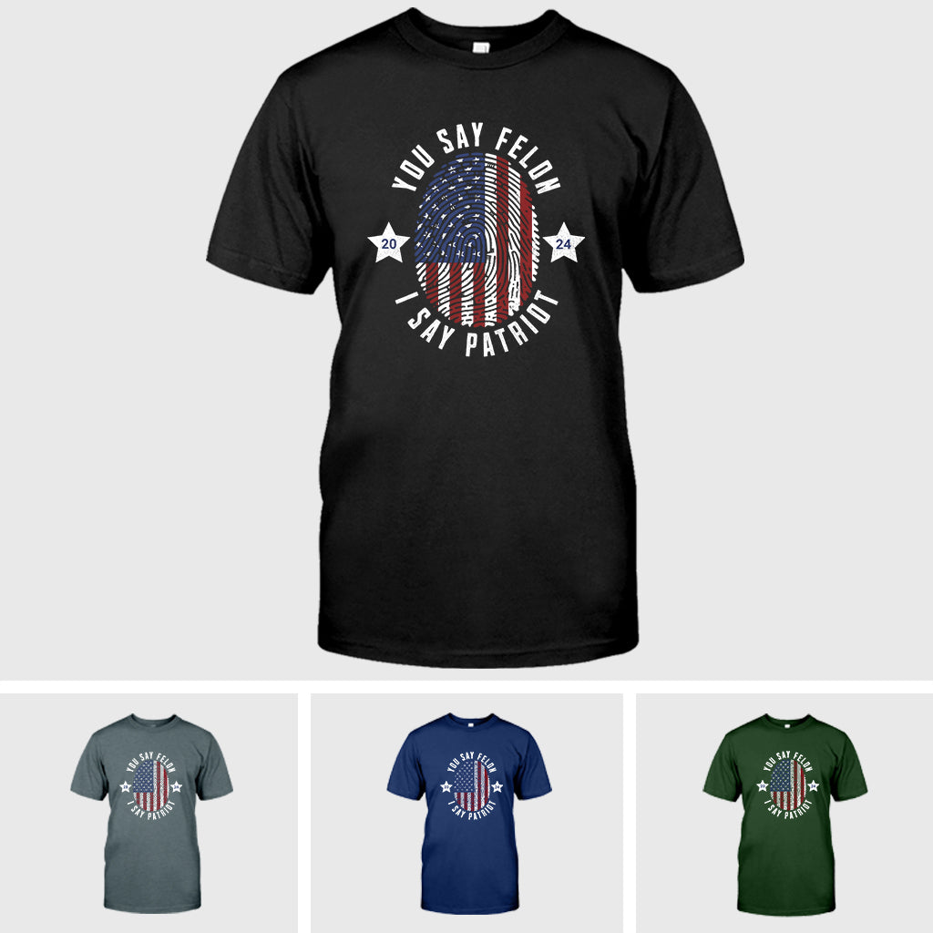Präsidentschaftskandidat für Schwerverbrecher, Konservatives T-Shirt, Anti-Regierungs-Shirt, Patriotisches T-Shirt, Republikanisches T-Shirt, Anti-Demokratisches T-Shirt, USA-Flagge