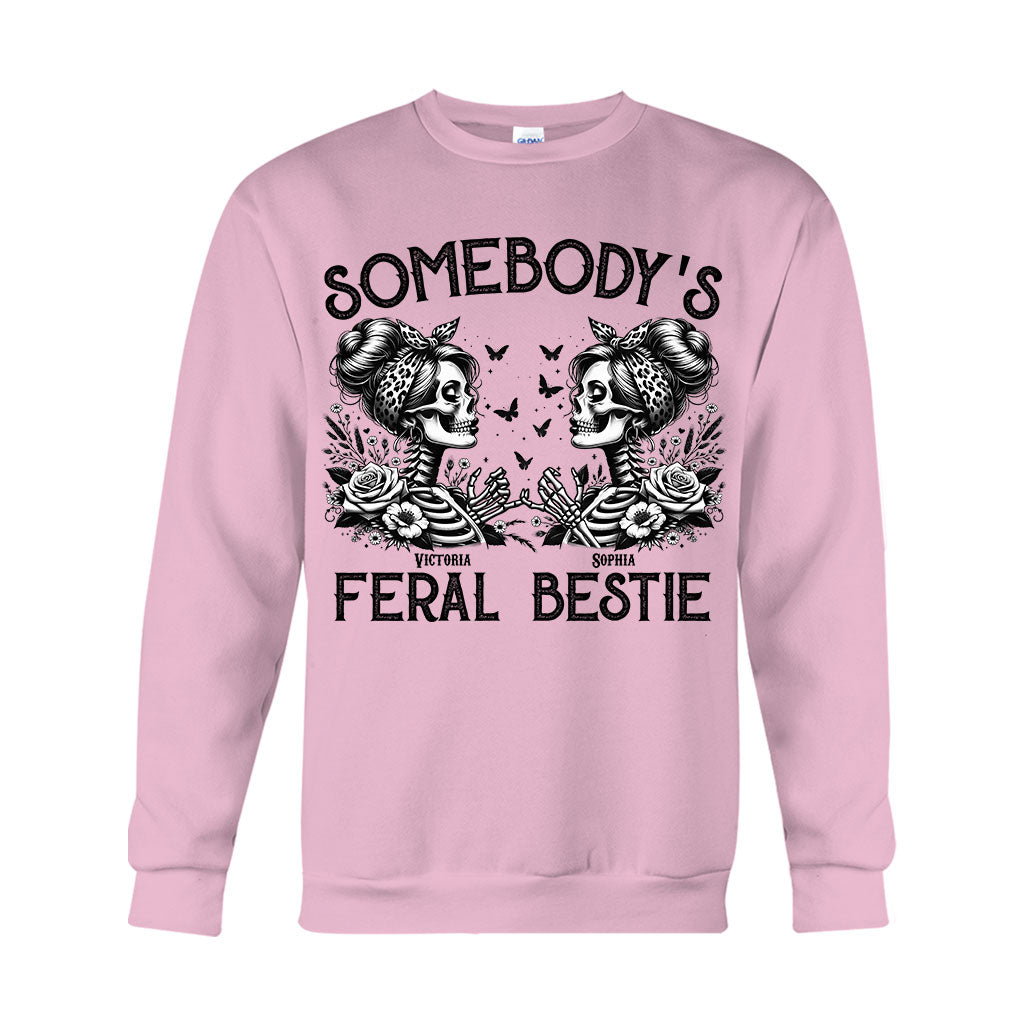 Spooky Besties Forever - Personalized Bestie T-shirt And Hoodie