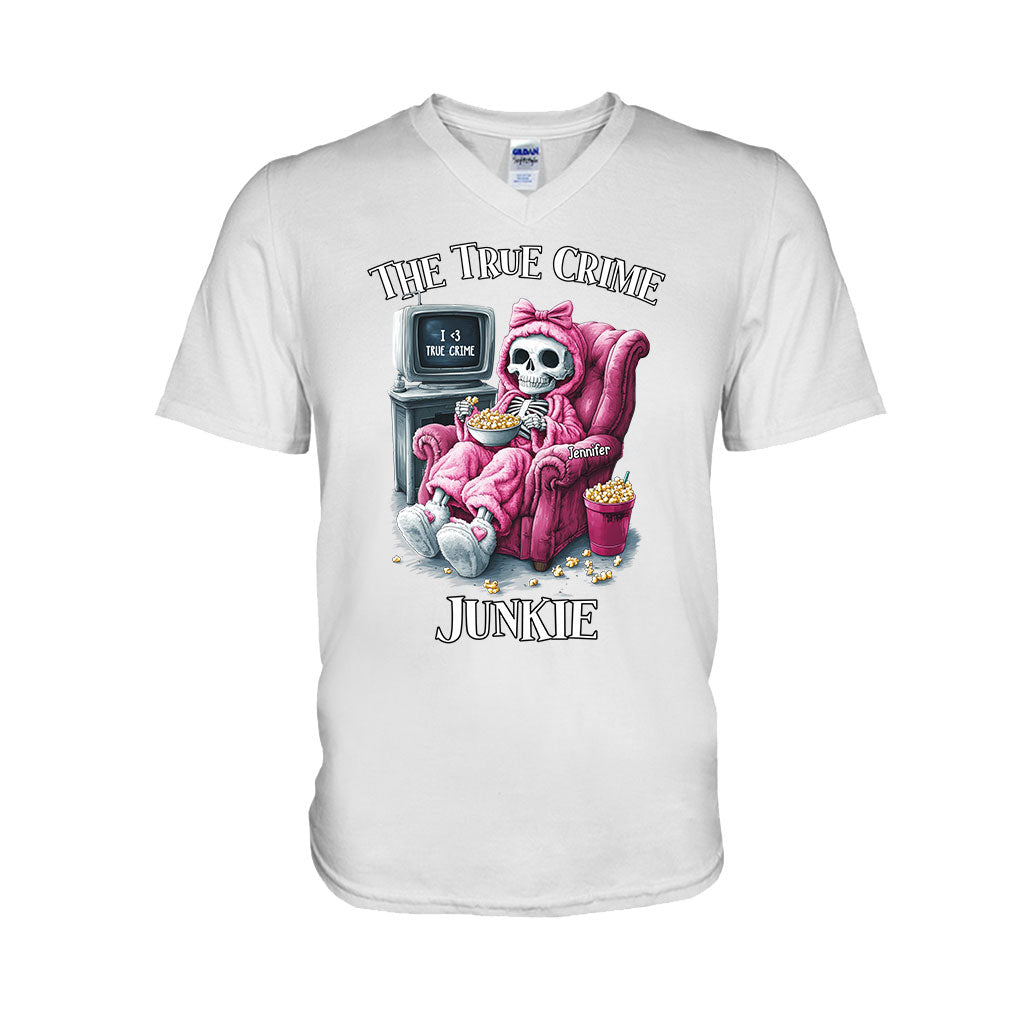 The True Crime Junkie - Personalized T-shirt And Hoodie