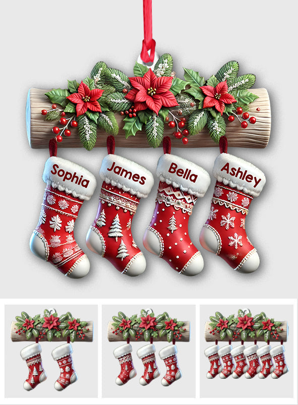 Weihnachtsstrümpfe – personalisierter Familienschmuck