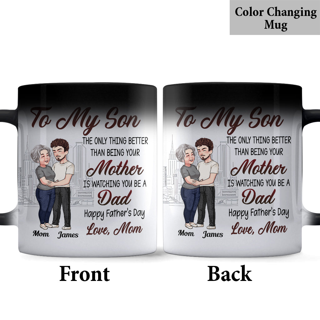 Happy Father's Day, My Son! - Personalized Father Mug