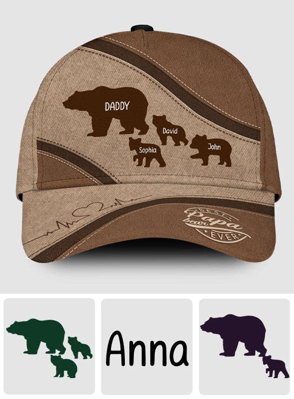 Papa Bear - Personalized Father Classic Cap