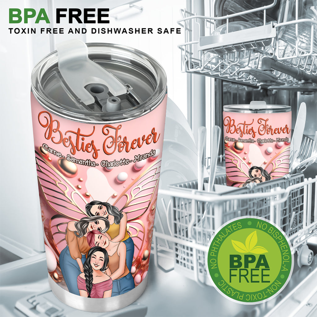Besties Forever - Personalized Bestie Tumbler