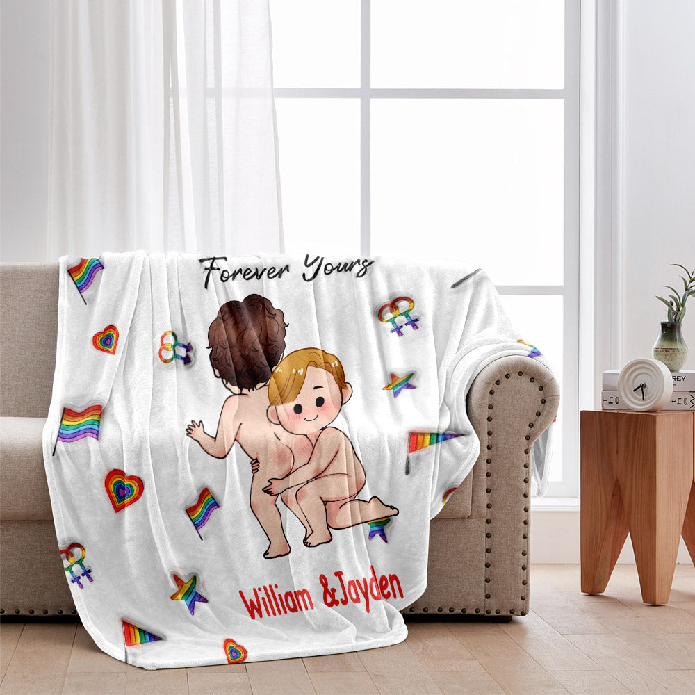 I'm Keeping You - Personalized LGBT Support Blanket
