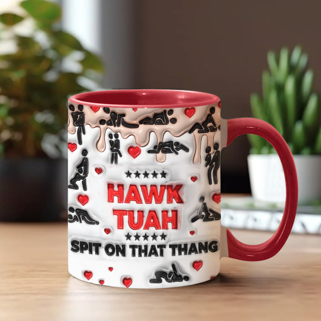 Spit On That Thang - Personalized Couple Accent Mug