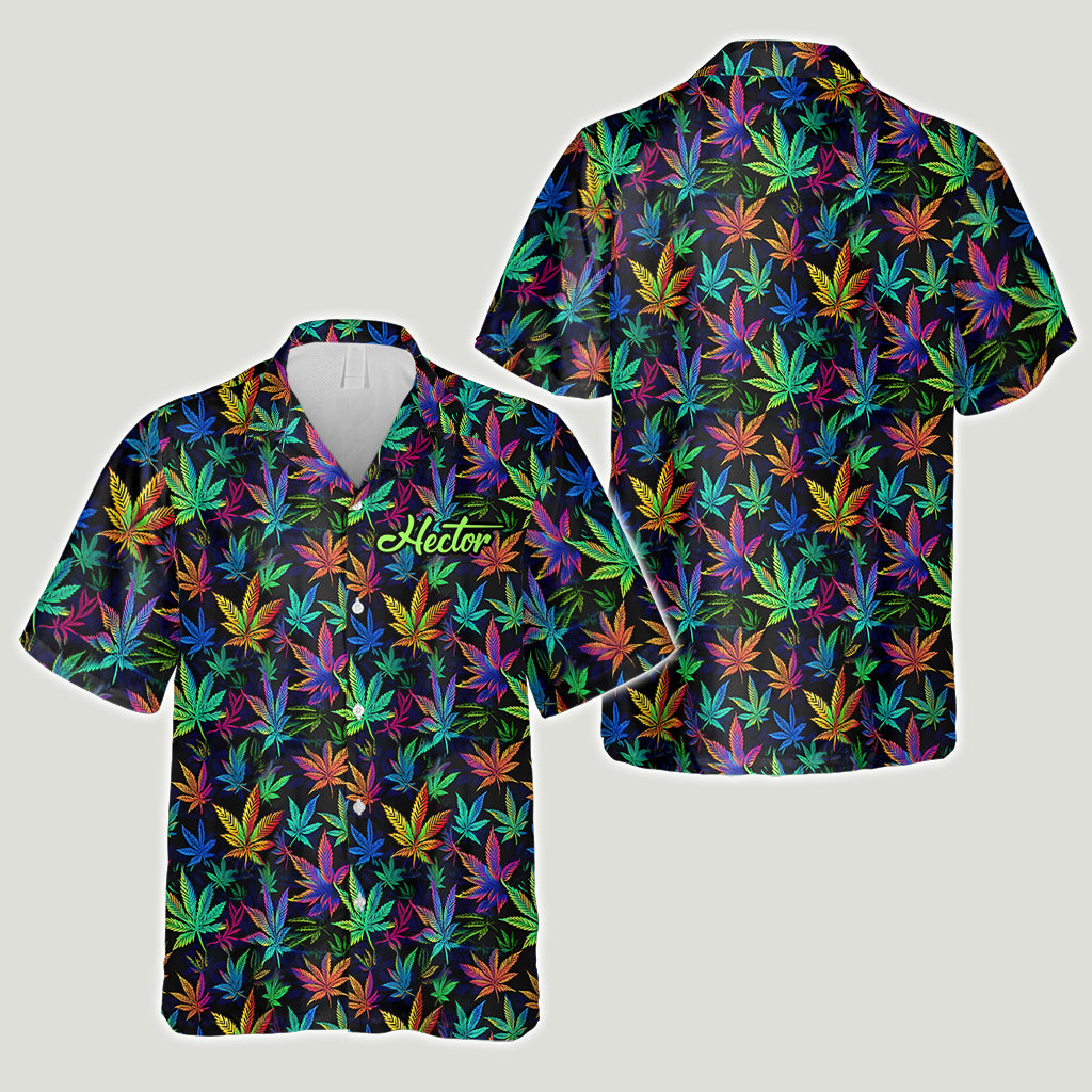 Colorful 420 - Personalized Weed Hawaiian Shirt