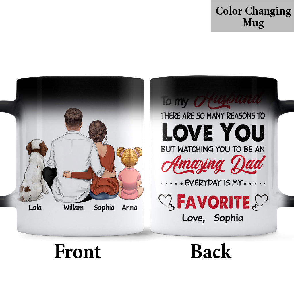There Are So Many Reasons To Love You - Personalized Couple Mug