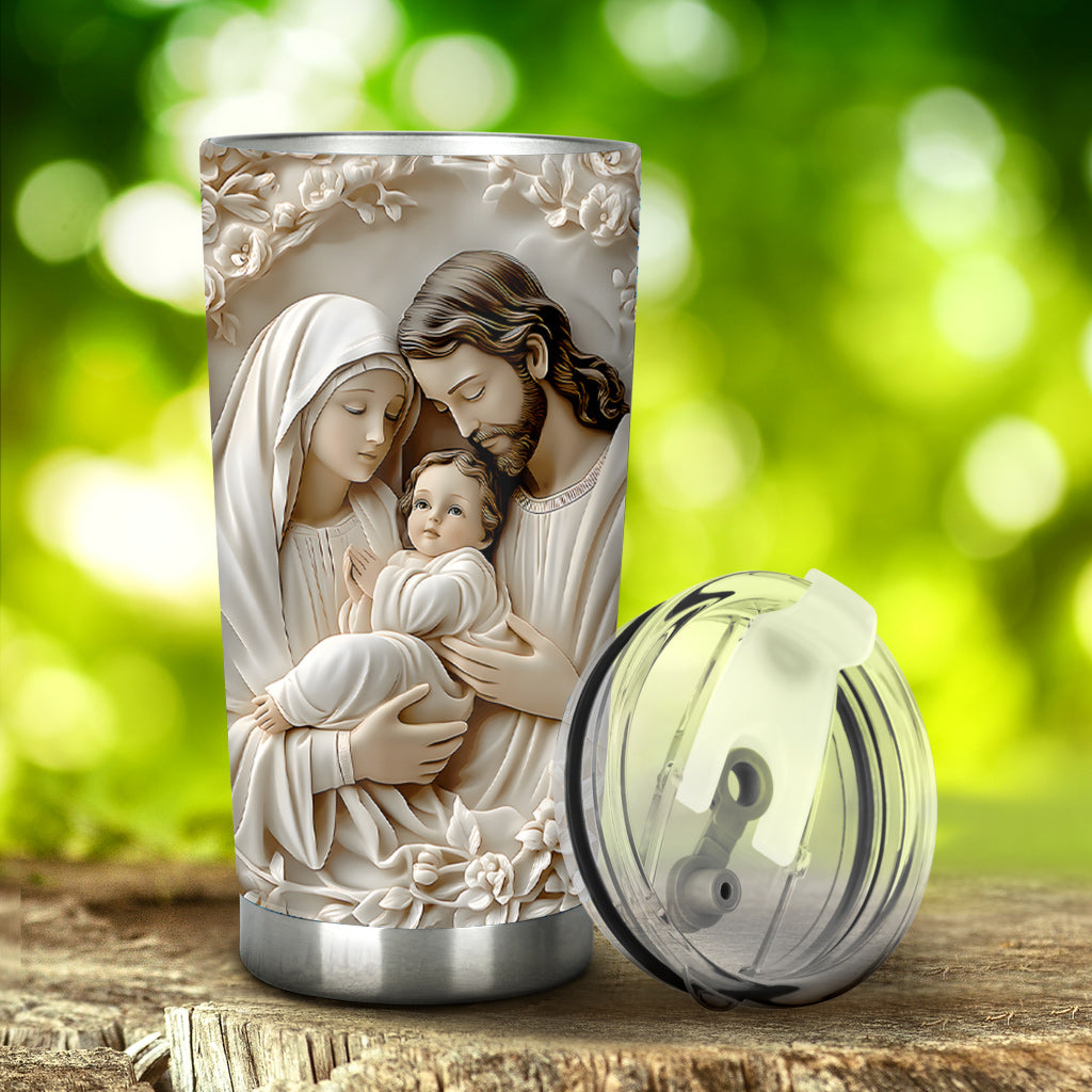 The Holy Family - Christian Tumbler