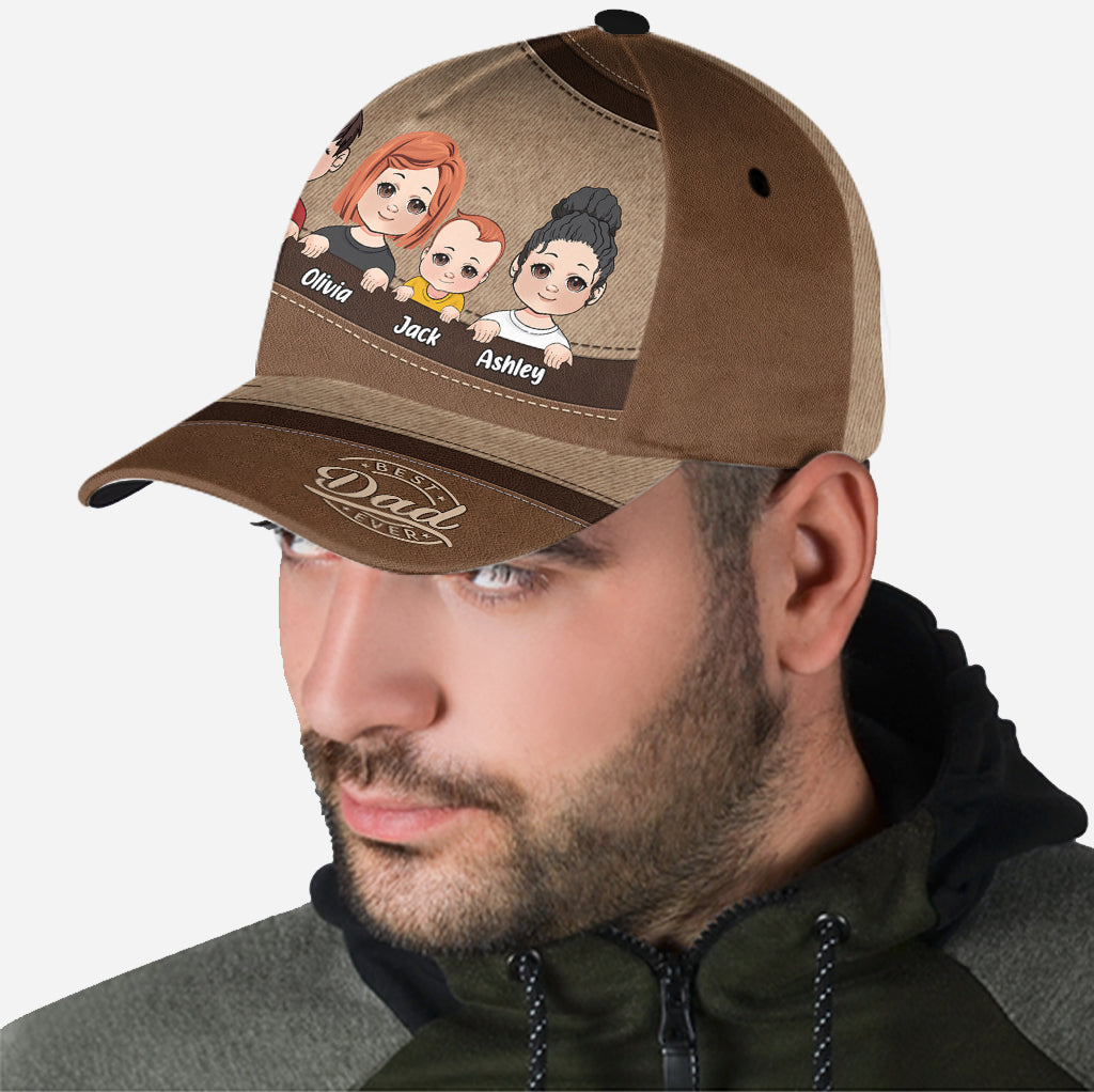 Daddy's Team Unbreakable Bond - Personalized Father Classic Cap