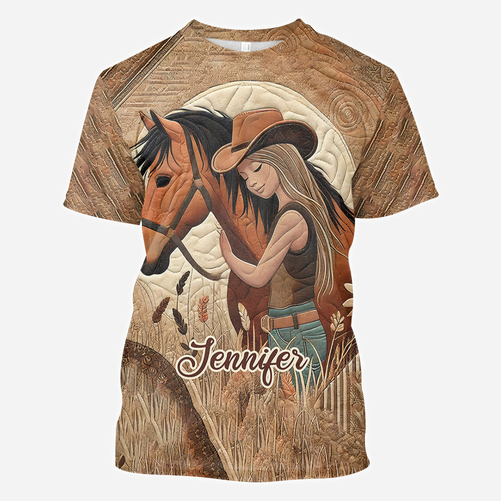 Horse Lovers - Personalized Horse All Over Shirt