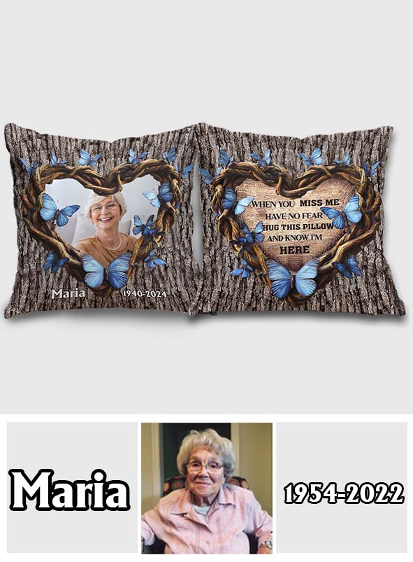 Hug This Pillow - Personalized Memorial Throw Pillow