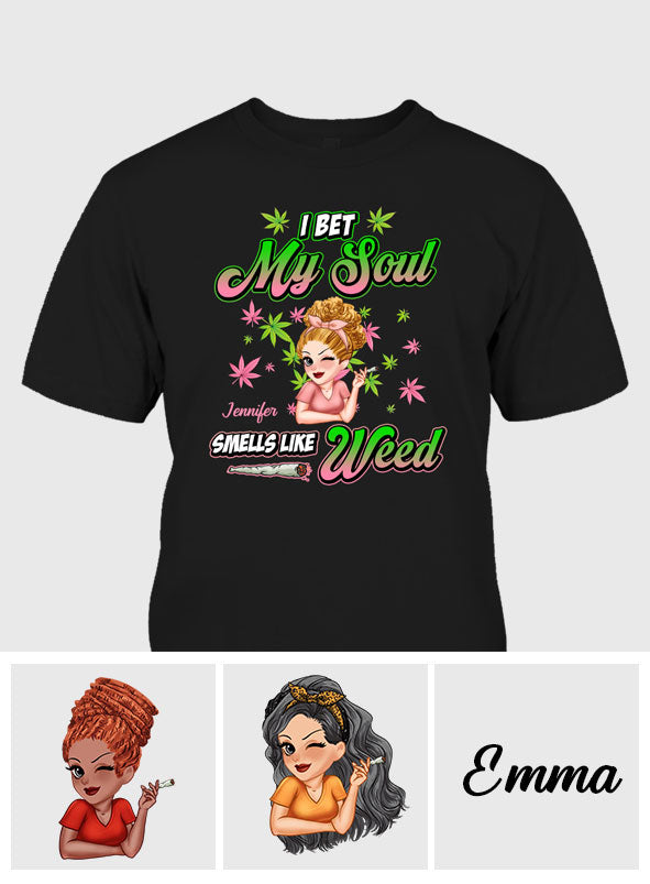 Ich wette, meine Seele riecht nach Gras – Personalisiertes Gras-T-Shirt und Hoodie