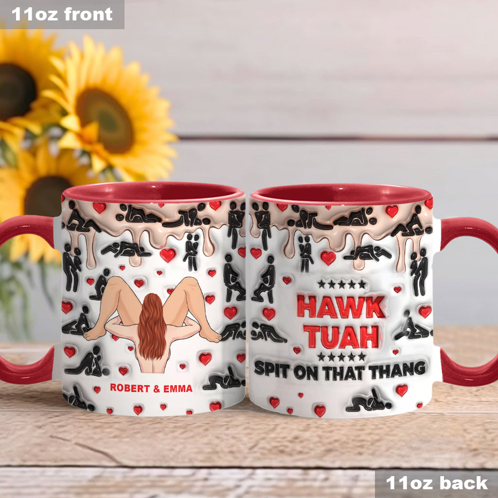 Spit On That Thang - Personalized Couple Accent Mug