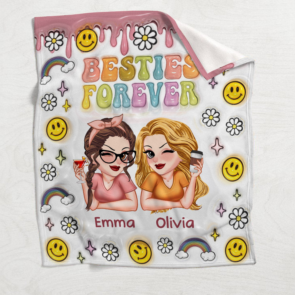Besties Forever - Personalized Bestie Blanket