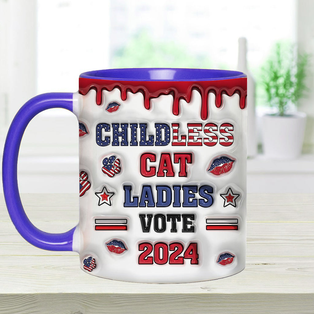 Childless Cat Ladies - Personalized Cat Accent Mug