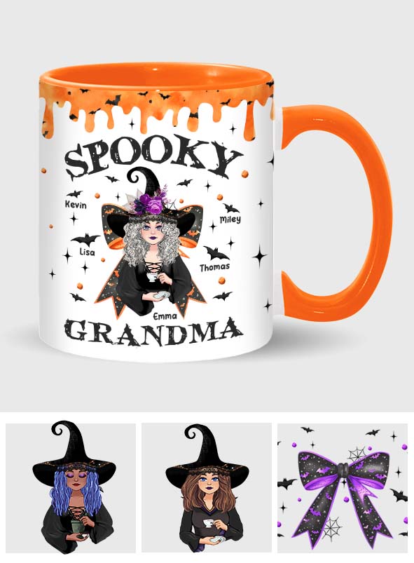 Spooky Any Title - Personalized Grandma Accent Mug