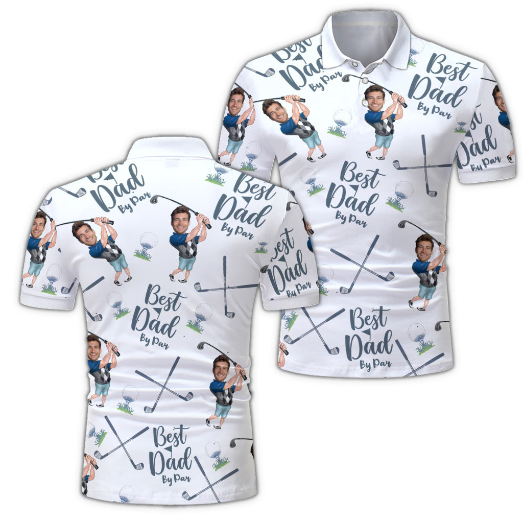 Best Dad/ Pop/ Grandma... By Par - Personalized Golf Polo Shirt