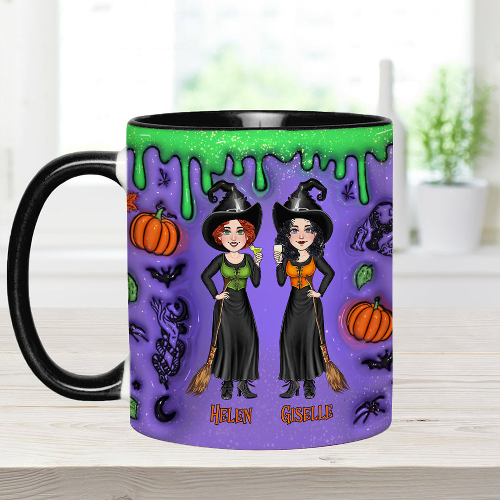 We're Not Sugar And Spice And Everything Nice - Personalized Bestie Accent Mug