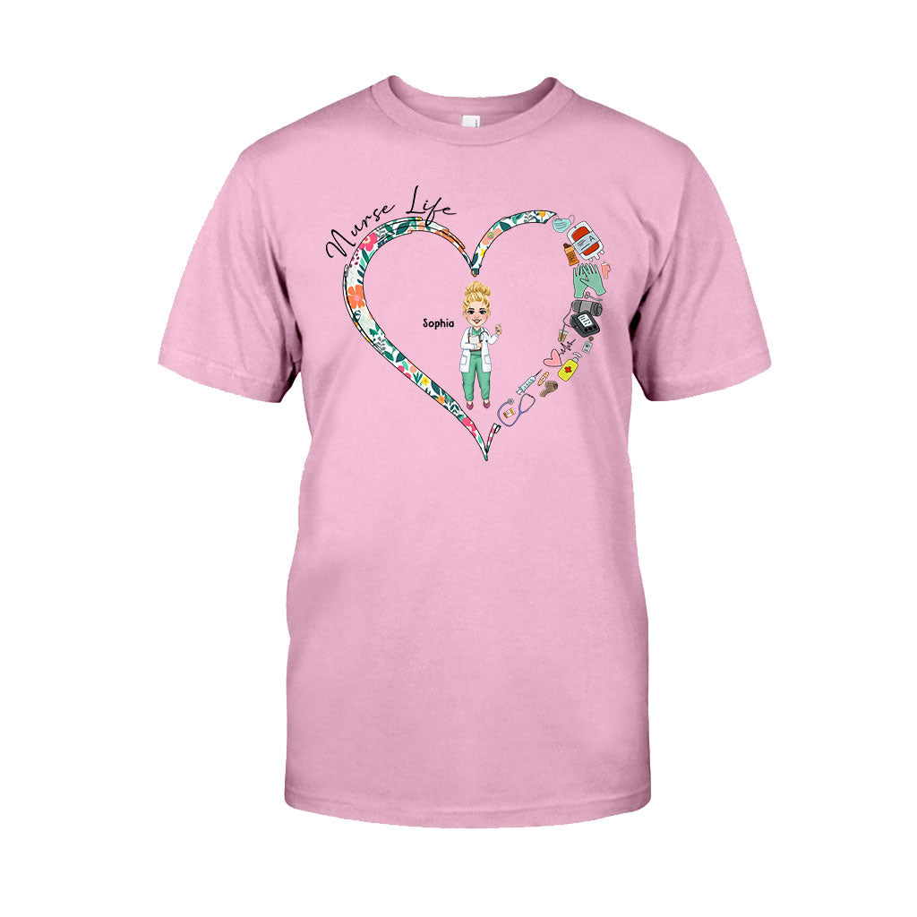 Nurse Life - Personalized Nurse T-shirt And Hoodie