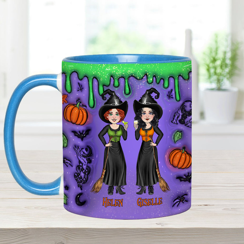 We're Not Sugar And Spice And Everything Nice - Personalized Bestie Accent Mug