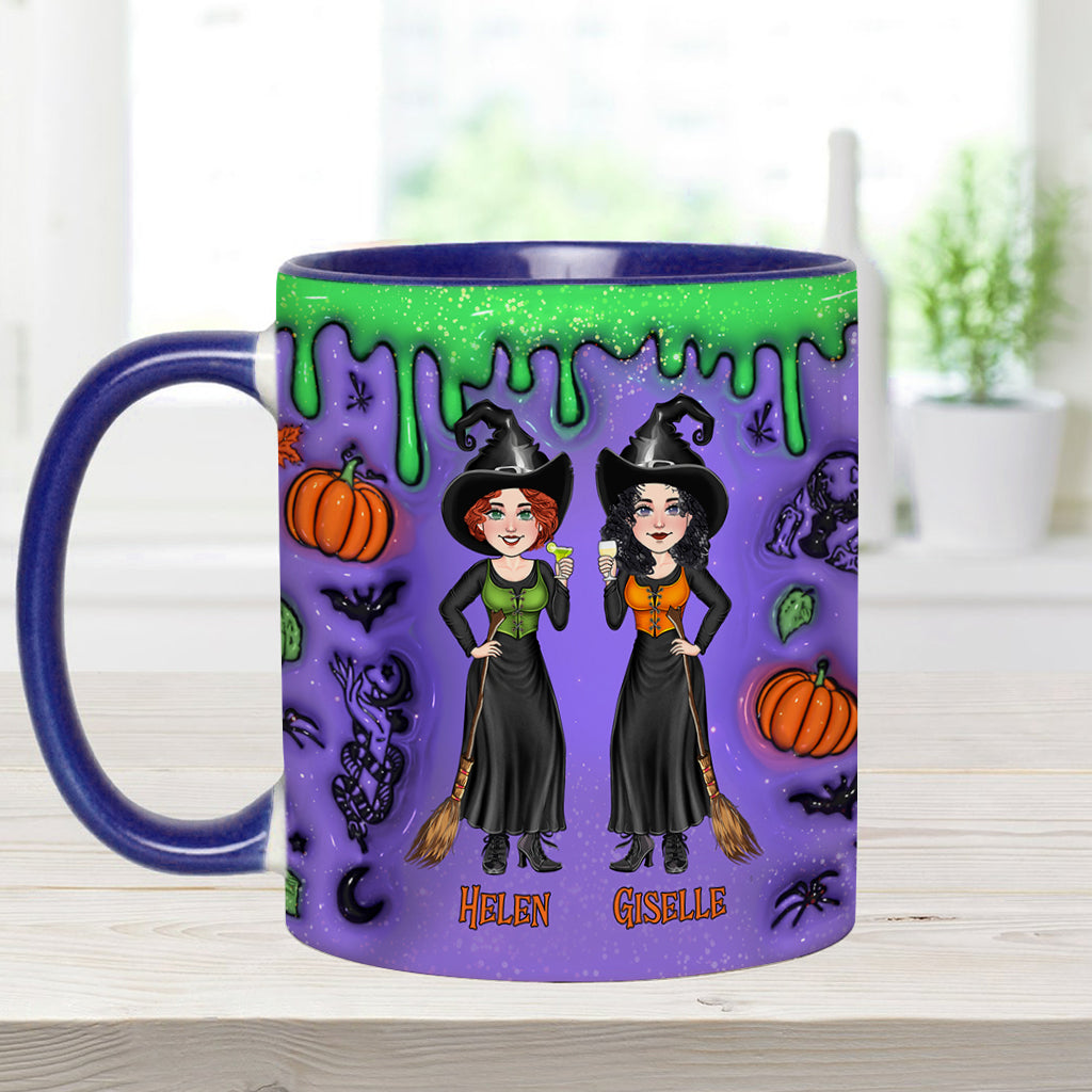 We're Not Sugar And Spice And Everything Nice - Personalized Bestie Accent Mug