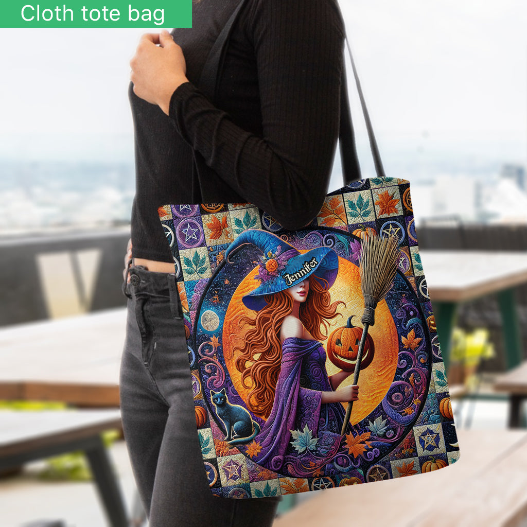 Beautiful Witch - Personalized Witch Tote Bag