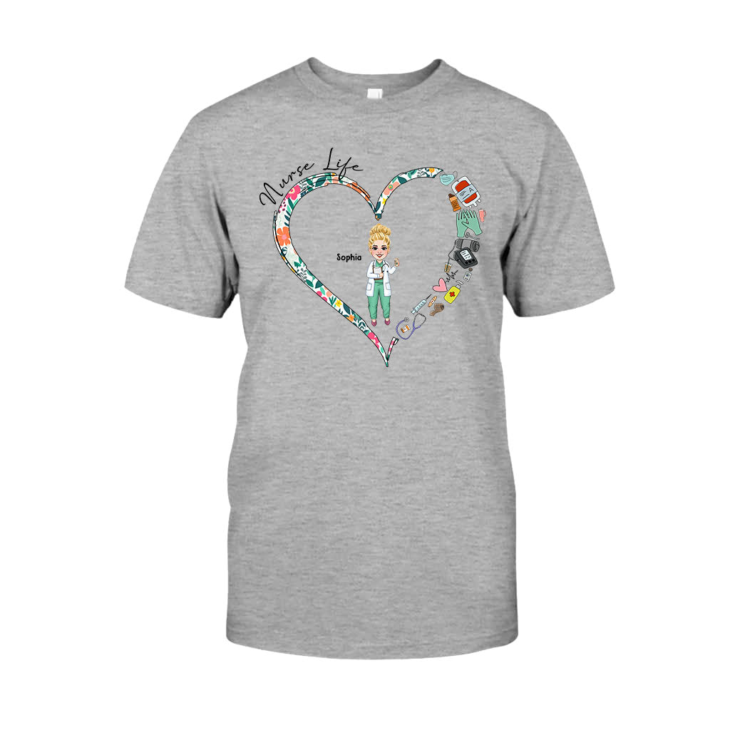 Nurse Life - Personalized Nurse T-shirt And Hoodie