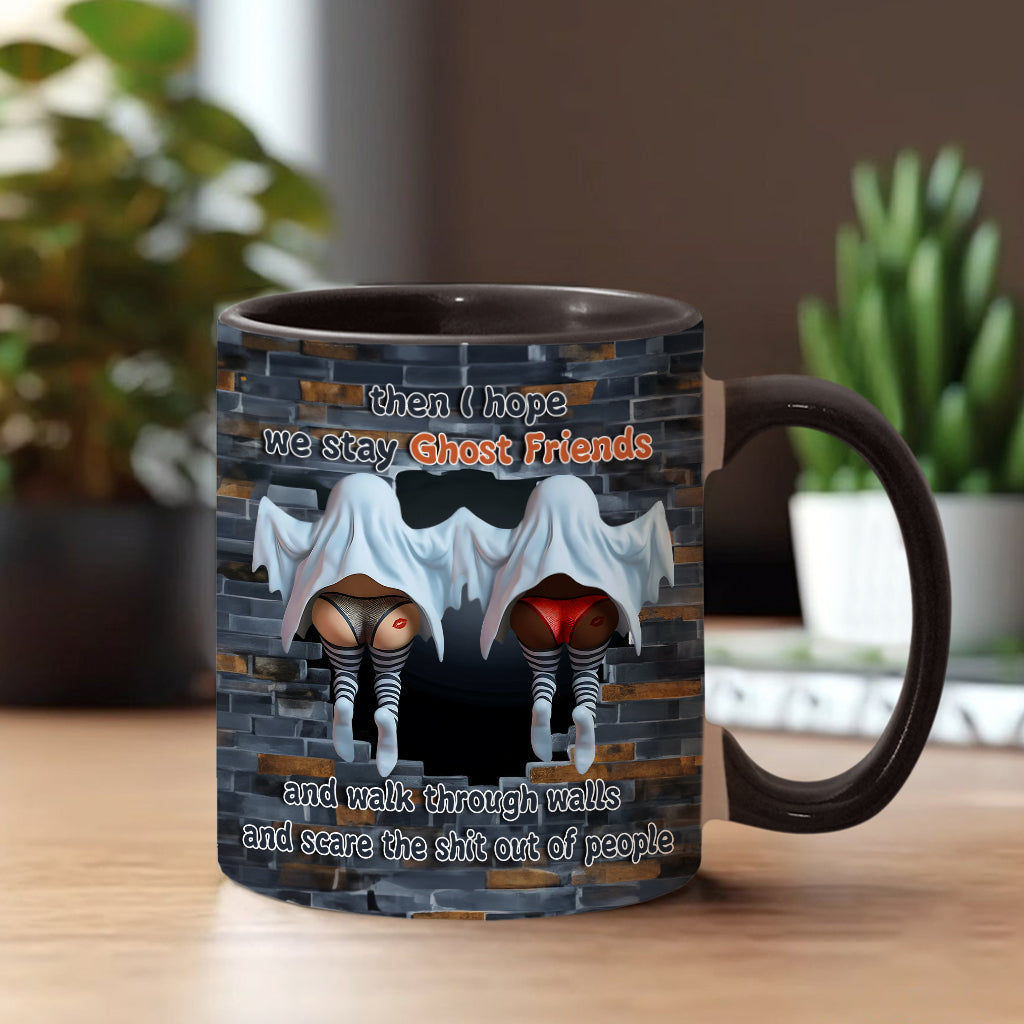 Ghost Friends - Personalized Bestie Accent Mug
