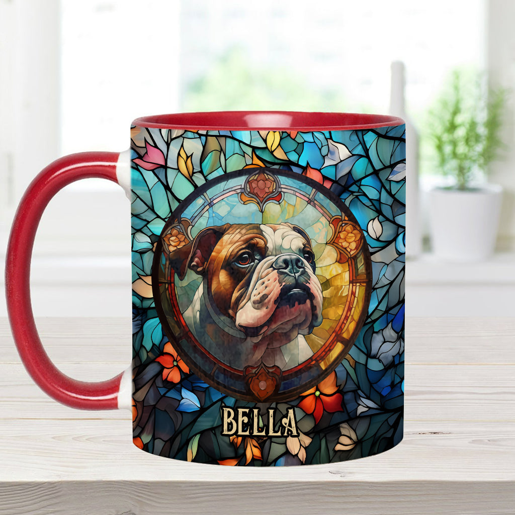 Love My Dog - Personalized Dog Accent Mug