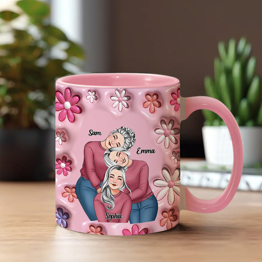 We'll Be Friends Until We're Old And Senile - Personalized Bestie Accent Mug