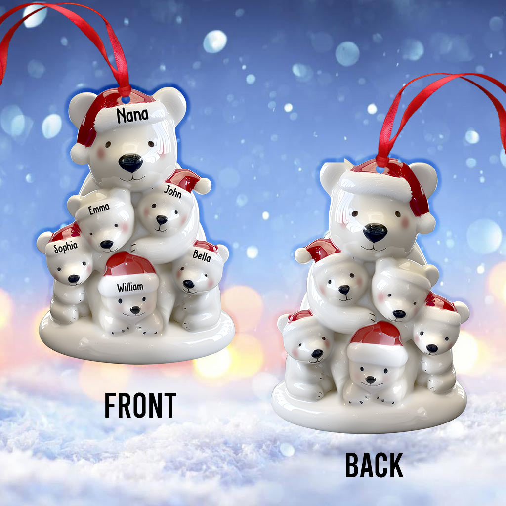 Nana Bear - Personalized Grandma Ornament