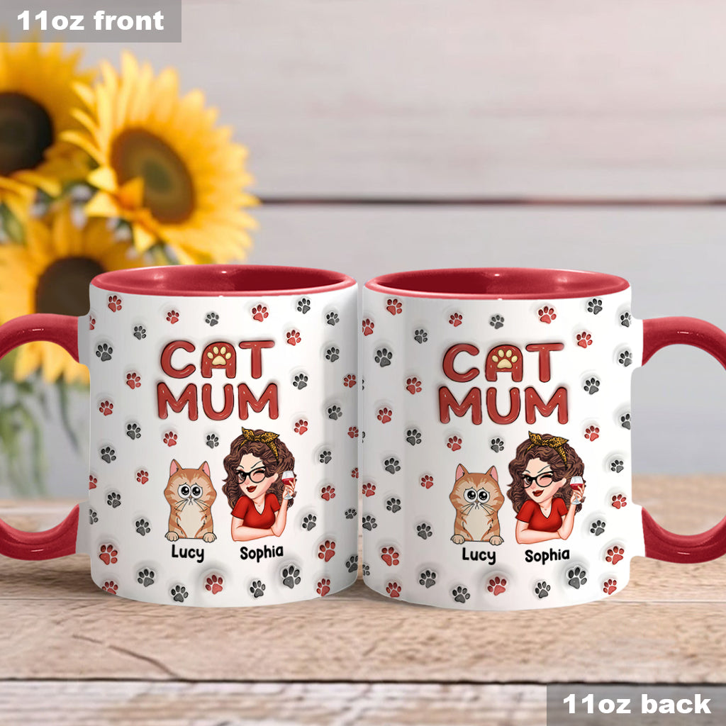 Fur Mama - Personalized Cat Accent Mug