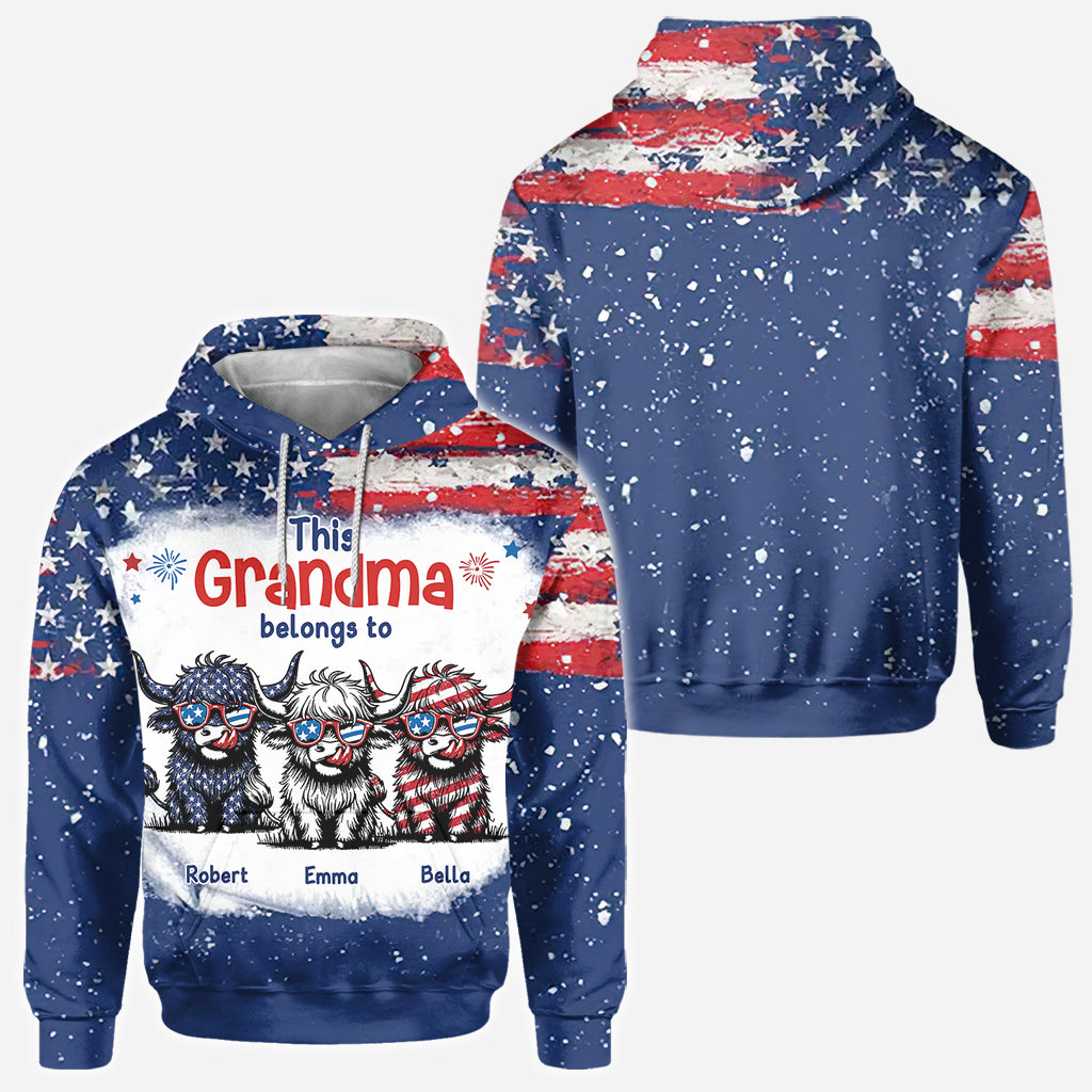 This Grandma Belongs To These Cuties - Personalized All Over Shirt