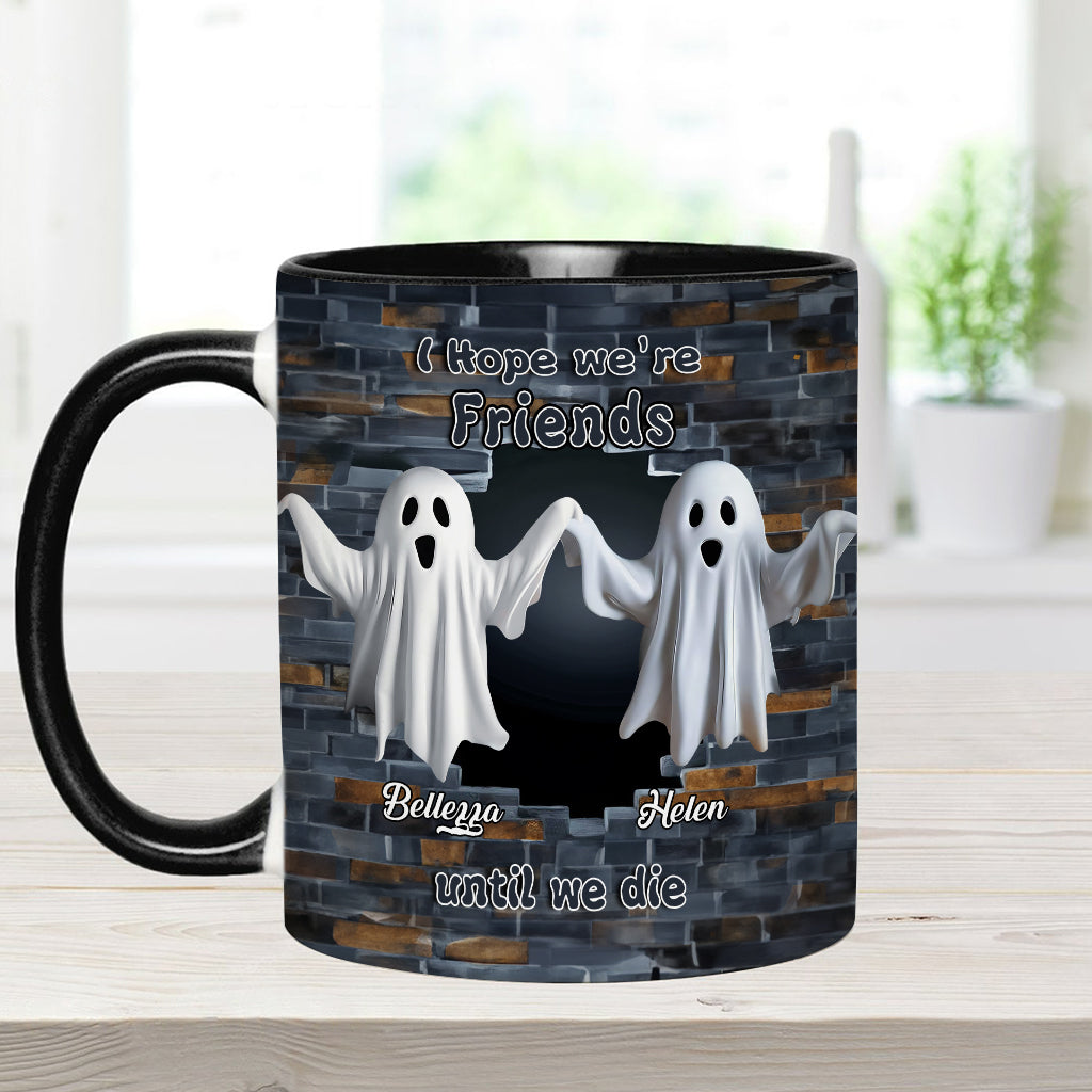 Ghost Friends - Personalized Bestie Accent Mug