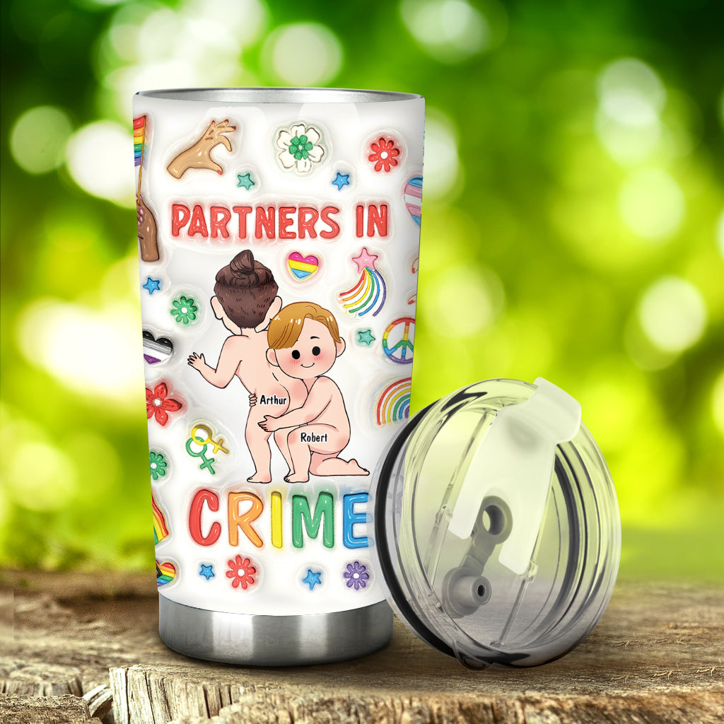 Partner In Crime - Personalized LGBT Support Tumbler