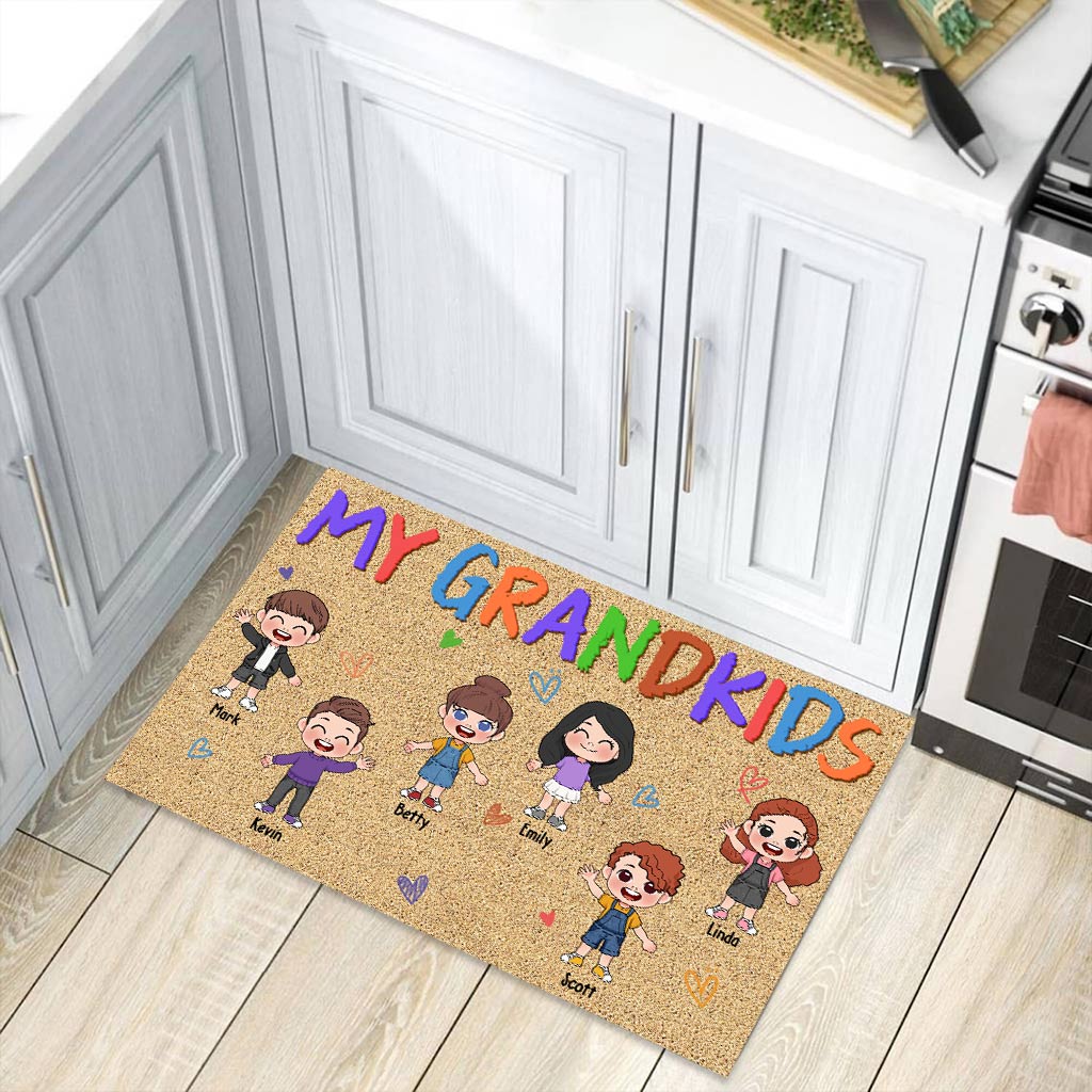 My Grandkids - Personalized Grandma Doormat