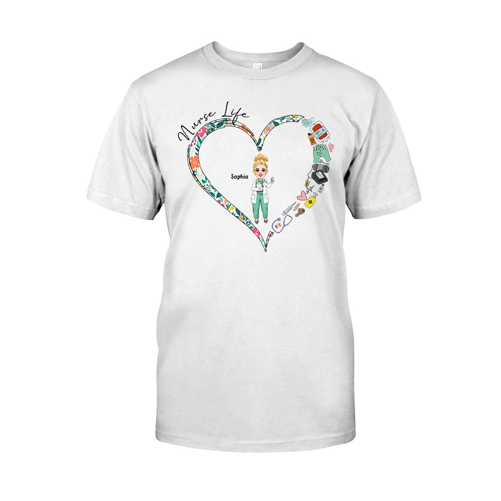 Nurse Life - Personalized Nurse T-shirt And Hoodie