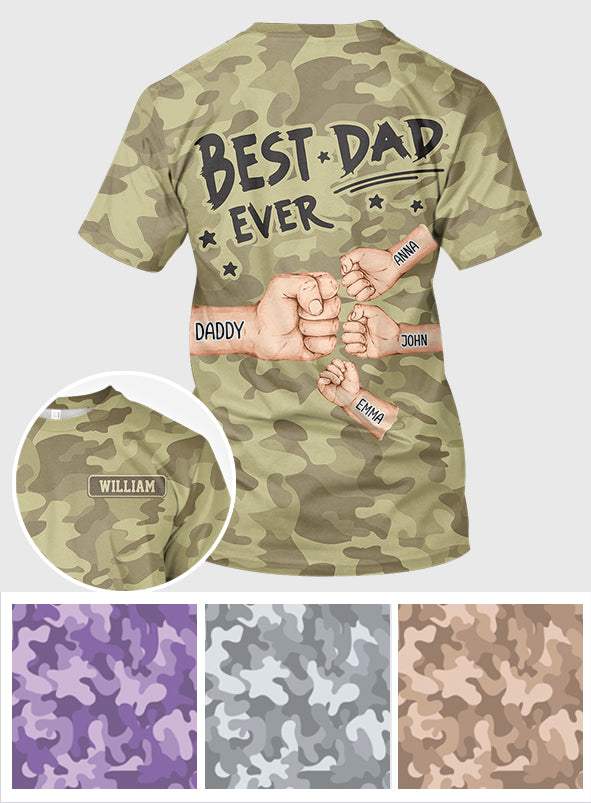 Best Dad Ever - Personalized Father All Over Shirt