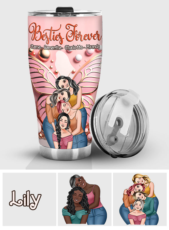 Besties Forever - Personalized Bestie Tumbler